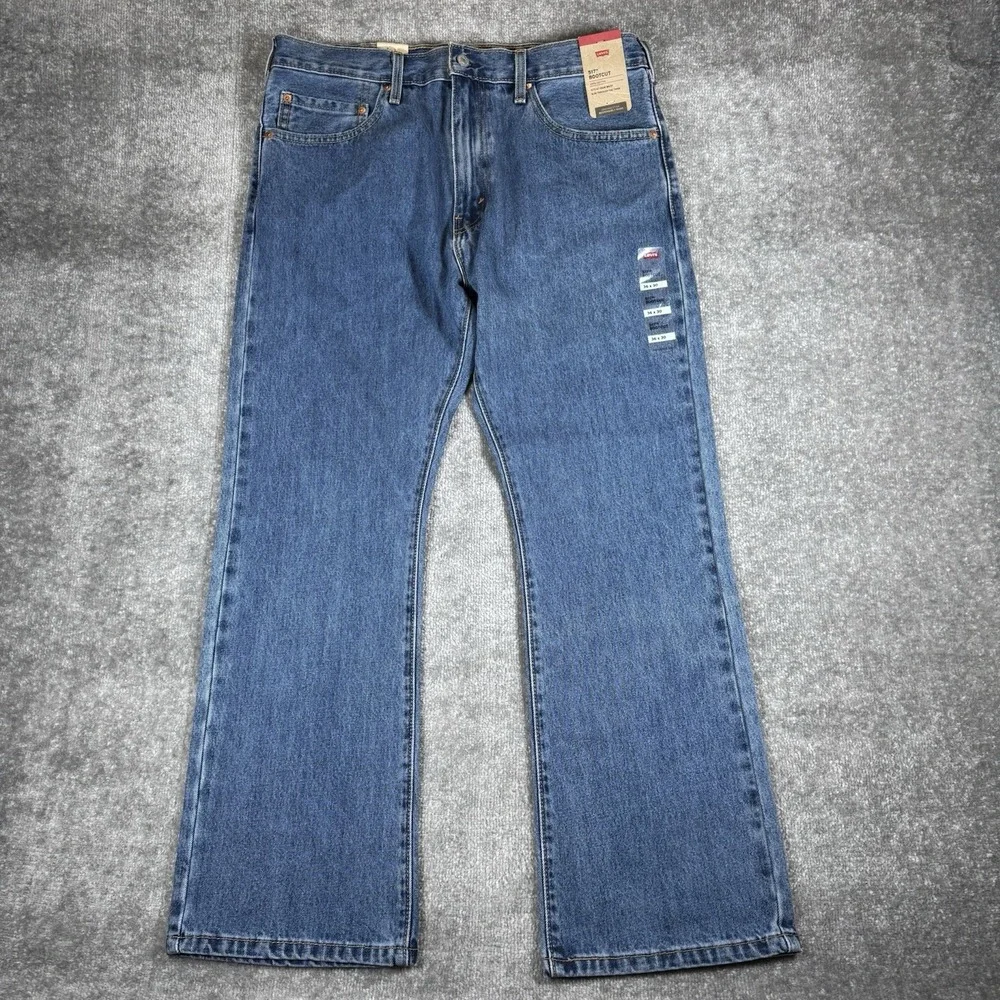 NWT Levi's 517 Jeans Men's 36x30 Blue Denim Bootcut Western Rodeo Festival